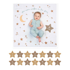 Lulujo - First Year Blanket Set Written in the Stars