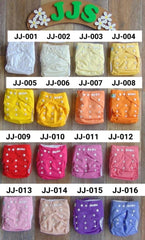 JJ Cloth - Pañal de tela Colores lisos - Mi Bebe Market