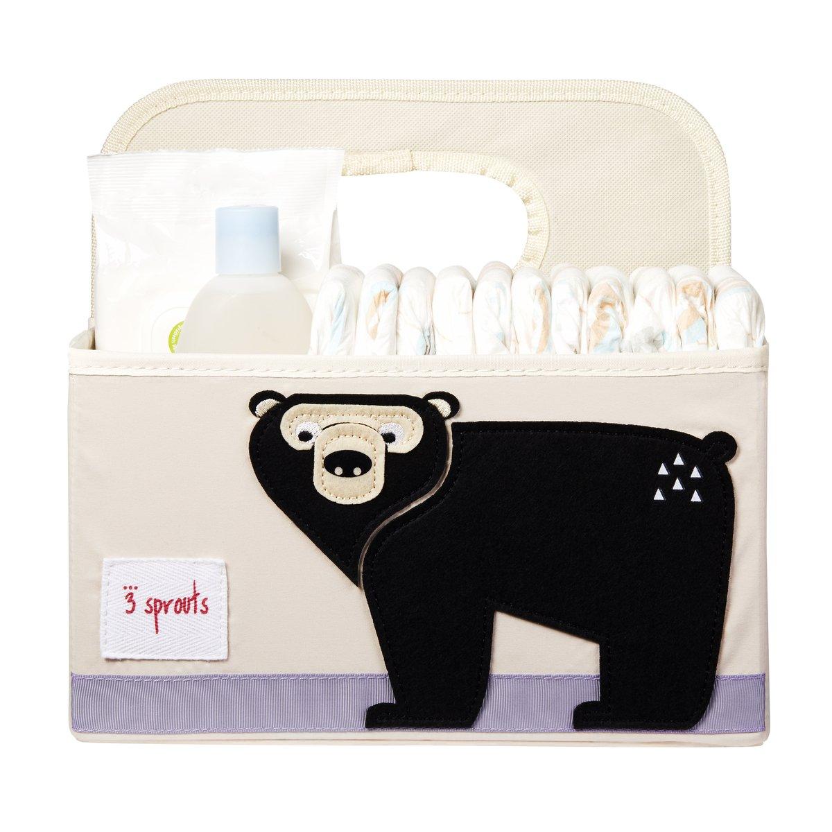 3 Sprouts –  Diaper Caddy Bear / Oso