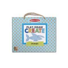 Melissa & Doug - Play, Draw, Create Reusable Drawing & Magnet Kit - Ocean - Mi Bebe Market