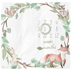 Itzy Ritzy - First Year Blanket Set - Milestone Woodland - Mi Bebe Market 