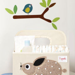 3 Sprouts –  Diaper Caddy Rabbit / Conejo - Mi Bebe Market