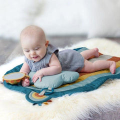 Itzy Ritzy- Play Mat Tummy Time Arco Iris - Mi Bebe Market 