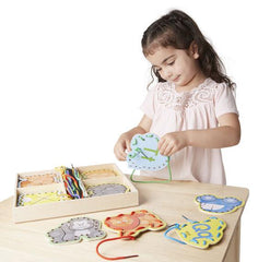 Melissa & Doug – Alphabet Lacing Cards - Mi Bebe Market