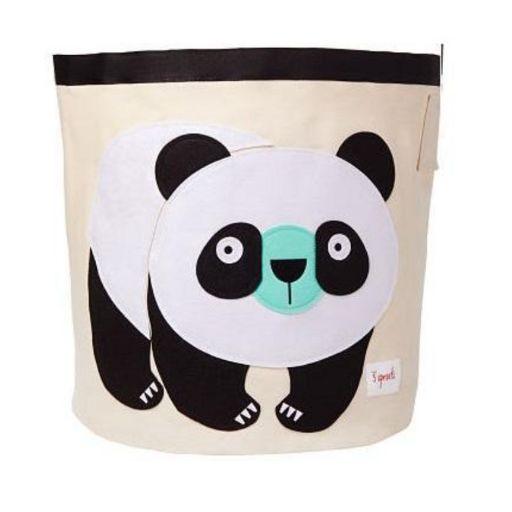 3 Sprouts - Cesto de Juguetes Panda - Mi Bebe Market