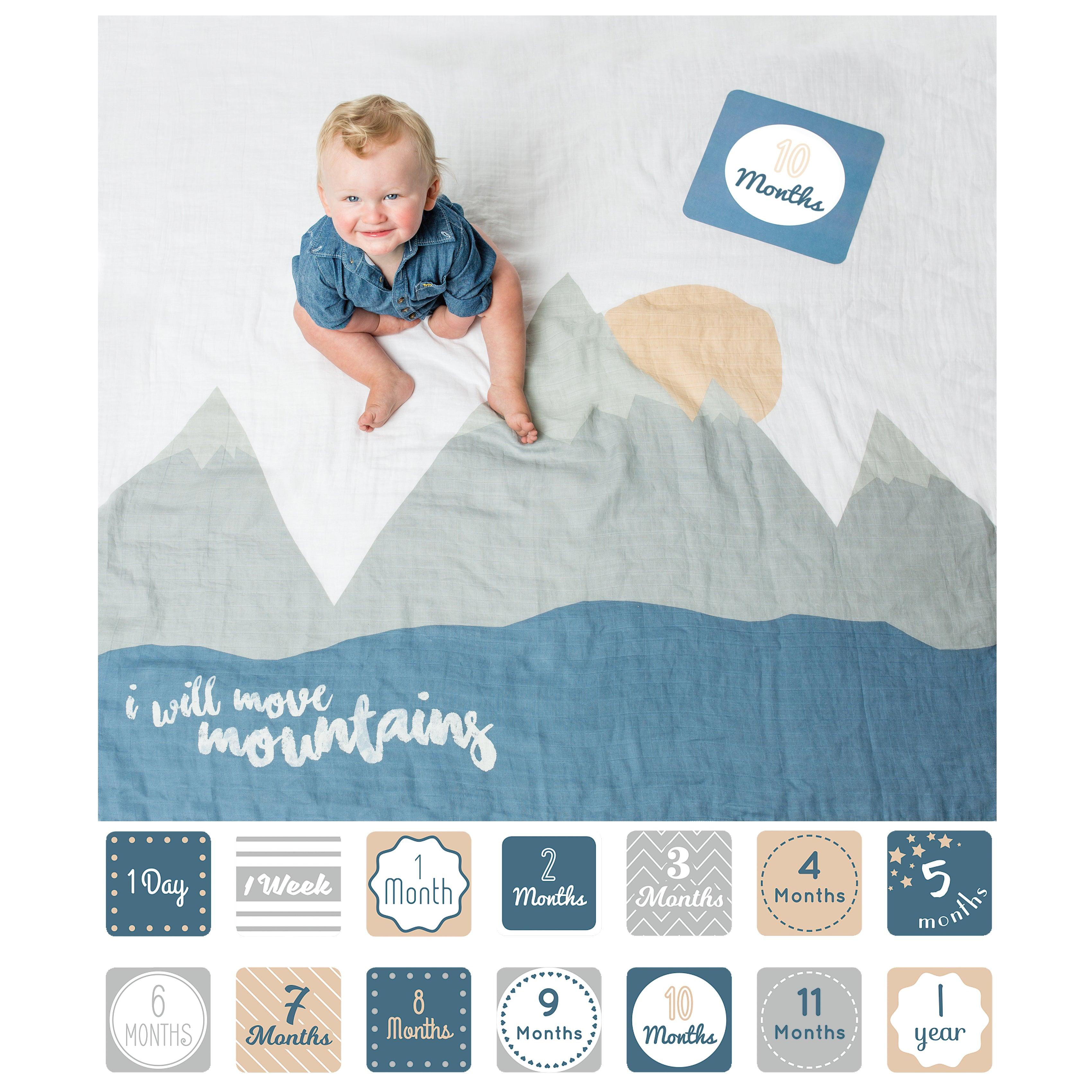 Lulujo - First Year Blanket Set I Will Move Mountains