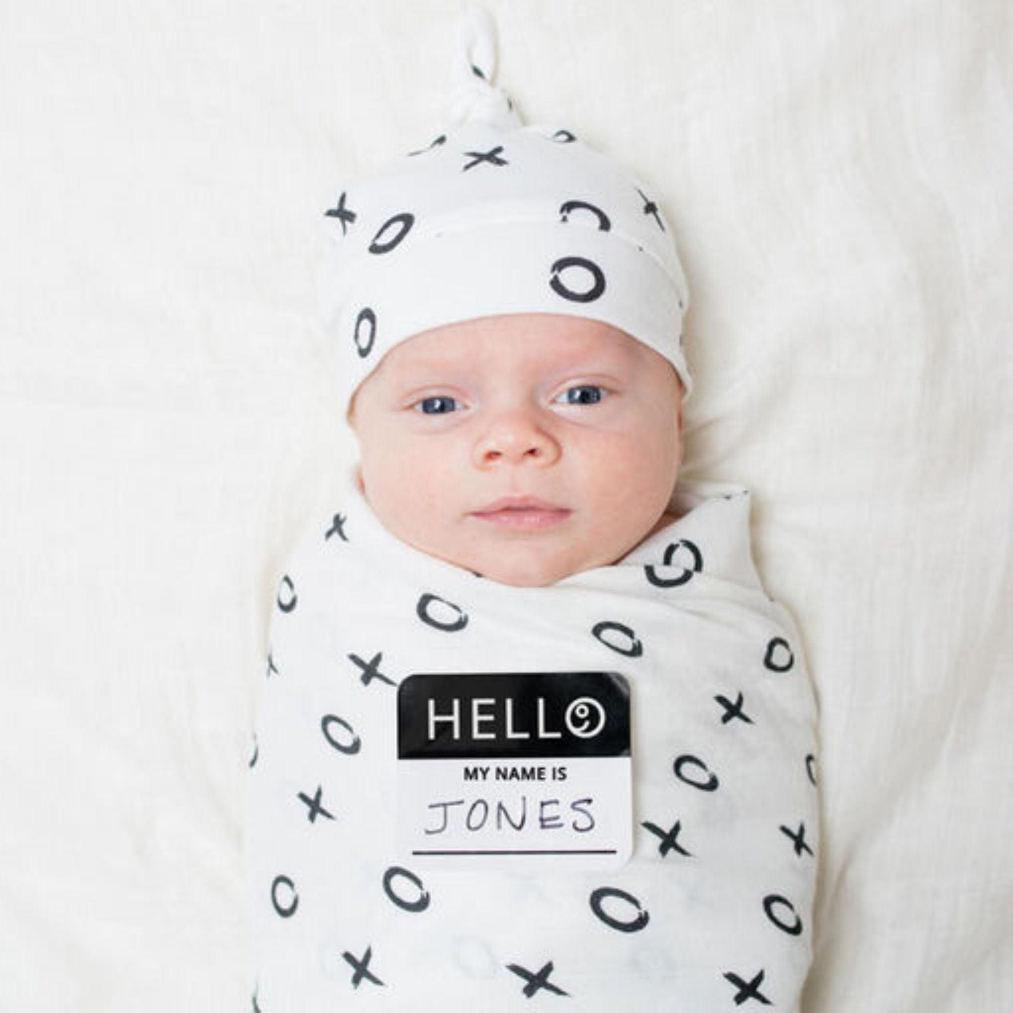 Lulujo - Hello World Hat & Swaddle
