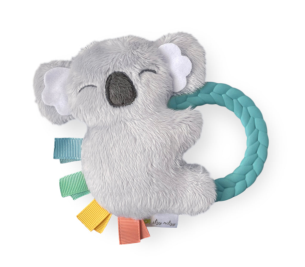 Sonajero para bebé koala gris