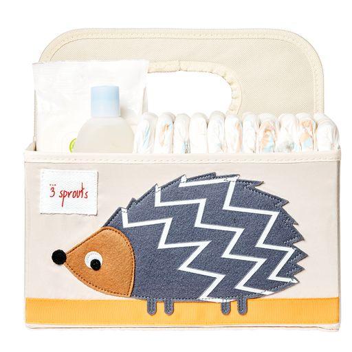 3 Sprouts –  Diaper Caddy Hedgehodge / Erizo