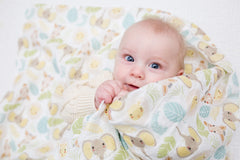 Lulujo - Jungle Cotton Swaddle -Sabanilla Safari - Mi Bebe Market