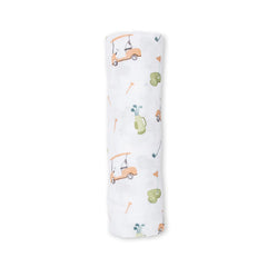 Lulujo - Golf Cotton Swaddle -Sabanilla - Mi Bebe Market