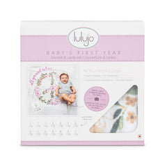 Lulujo - First Year Blanket Set All You Need Is Love - Mi Bebe Market
