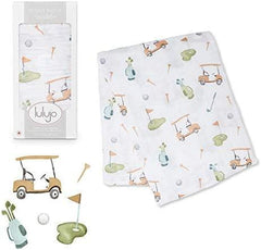 Lulujo - Golf Cotton Swaddle -Sabanilla - Mi Bebe Market