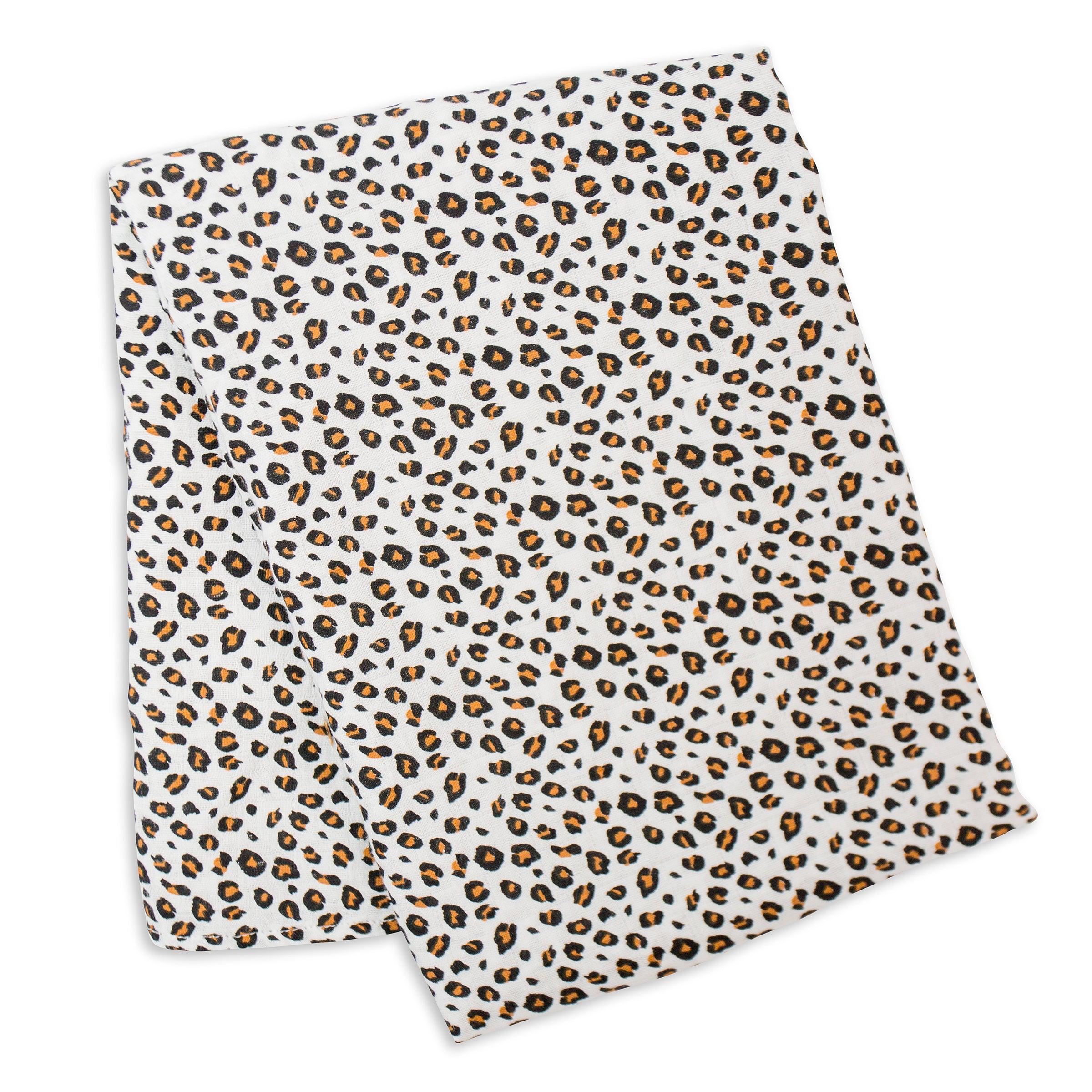 Lulujo - Leopard Cotton Swaddle -Sabanilla Leopardo