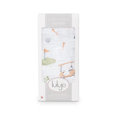 Lulujo - Golf Cotton Swaddle -Sabanilla - Mi Bebe Market
