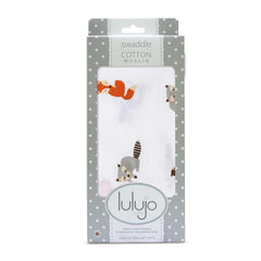 Lulujo - Forest Cotton Swaddle - Mi Bebe Market