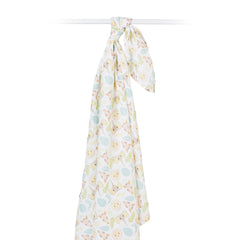 Lulujo - Jungle Cotton Swaddle -Sabanilla Safari - Mi Bebe Market