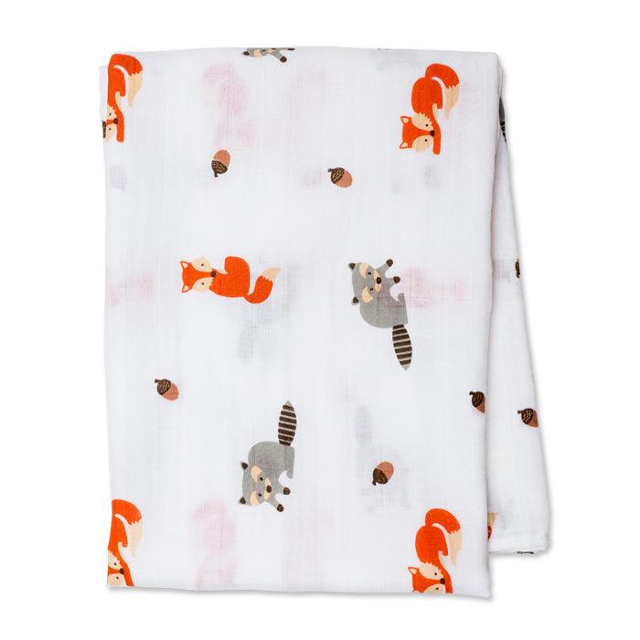 Lulujo - Forest Cotton Swaddle - Sabanilla Bosque