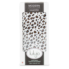 Lulujo - Leopard Cotton Swaddle -Sabanilla Leopardo - Mi Bebe Market
