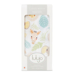 Lulujo - Jungle Cotton Swaddle -Sabanilla Safari - Mi Bebe Market