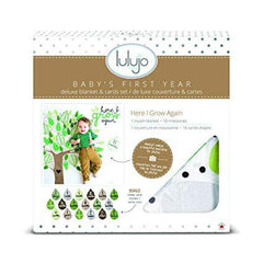 Lulujo - First Year Blanket Set Here I Grow Again - Mi Bebe Market